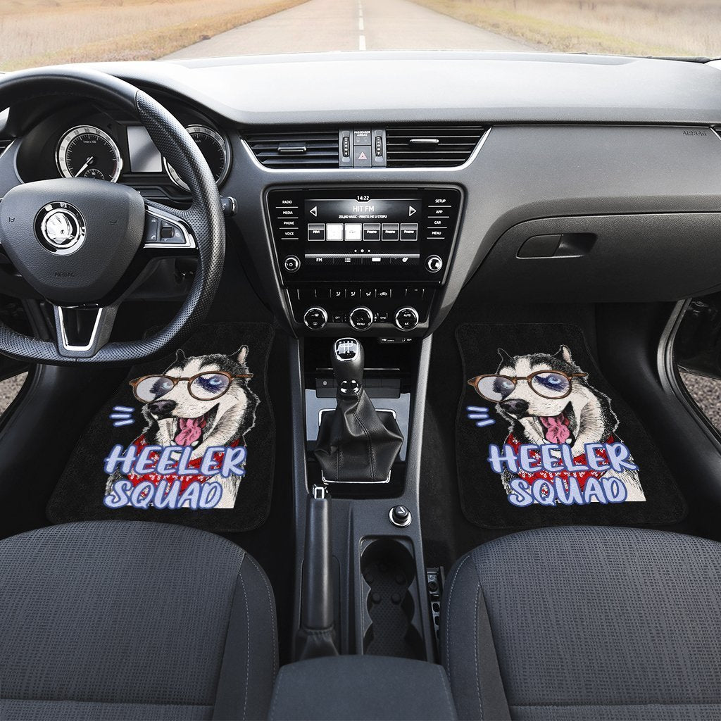 Lovely Husky Car Floor Mats Custom Car Accessories Gift Idea For Husky Lovers