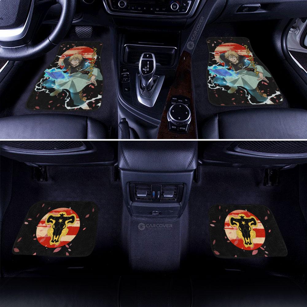 Luck Voltia Car Floor Mats Custom Black Clover Anime Car Interior Accessories