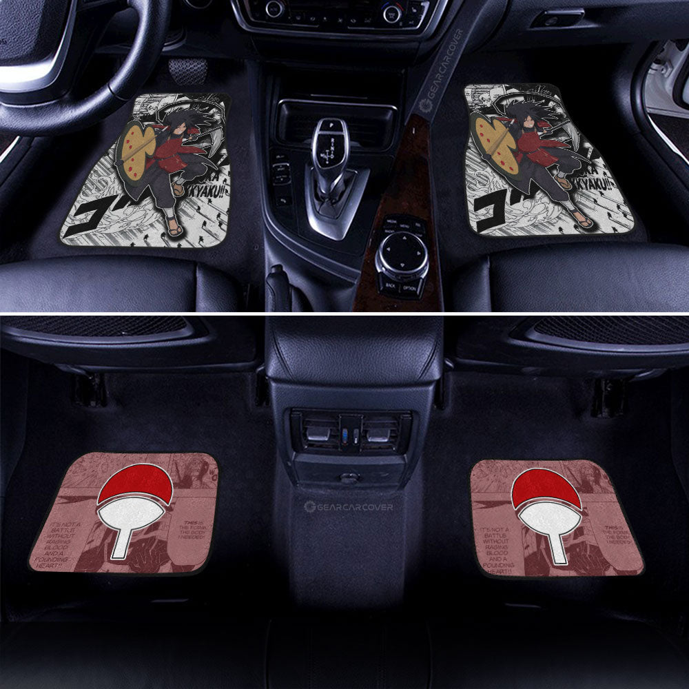 Madara Car Floor Mats Custom Naruto Anime Car Accessories Mix Manga