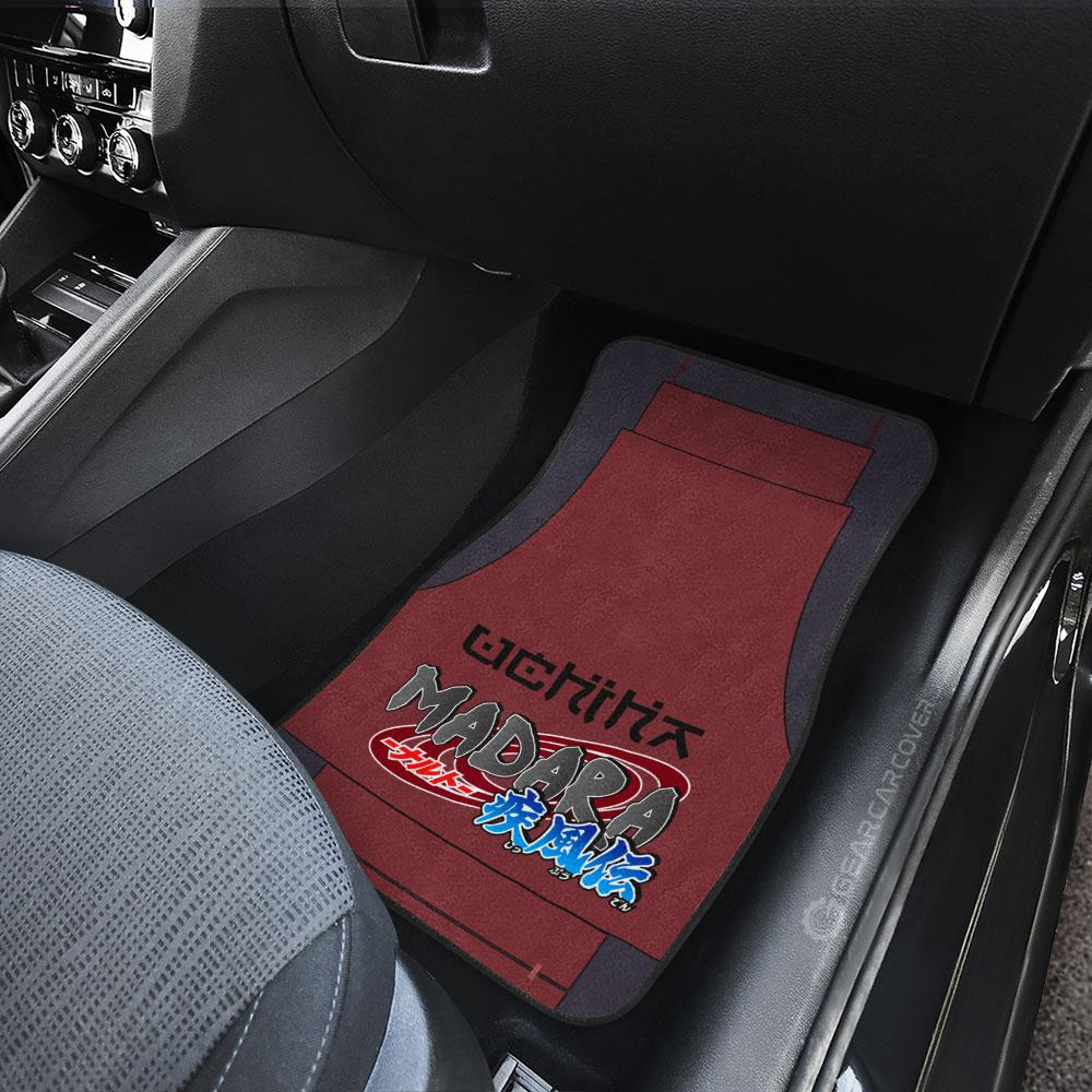 Madara Uniform Car Floor Mats Custom Naruto Anime Car Interior Accessories