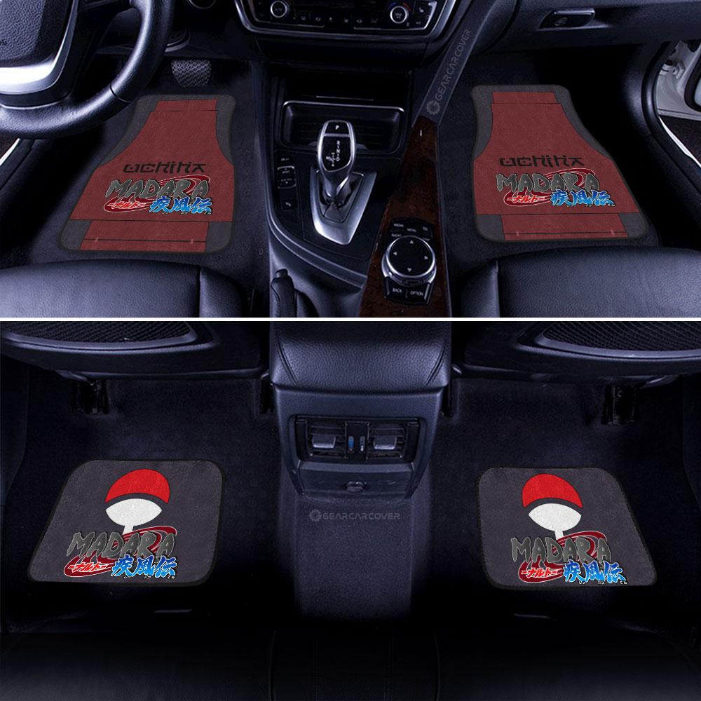 Madara Uniform Car Floor Mats Custom Naruto Anime Car Interior Accessories