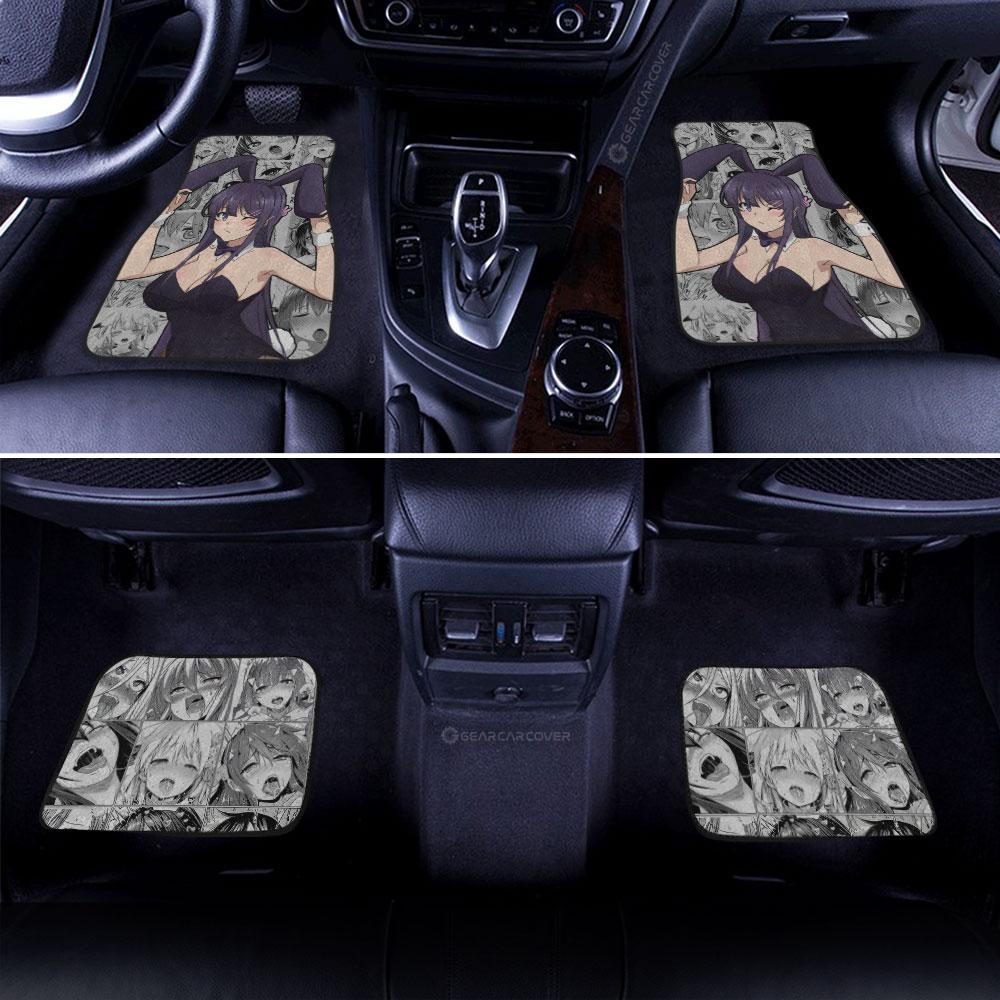 Mai Sakurajima Car Floor Mats Custom Bunny Girl Senpai Anime Car Accessories