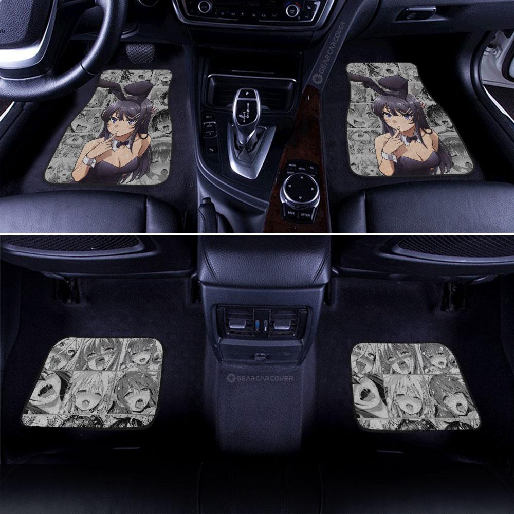 Mai Sakurajima Car Floor Mats Custom Bunny Girl Senpai Anime Car Accessories