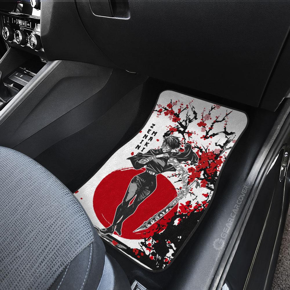Maki Zenin Car Floor Mats Custom Japan Style Jujutsu Kaisen Anime Car Accessories