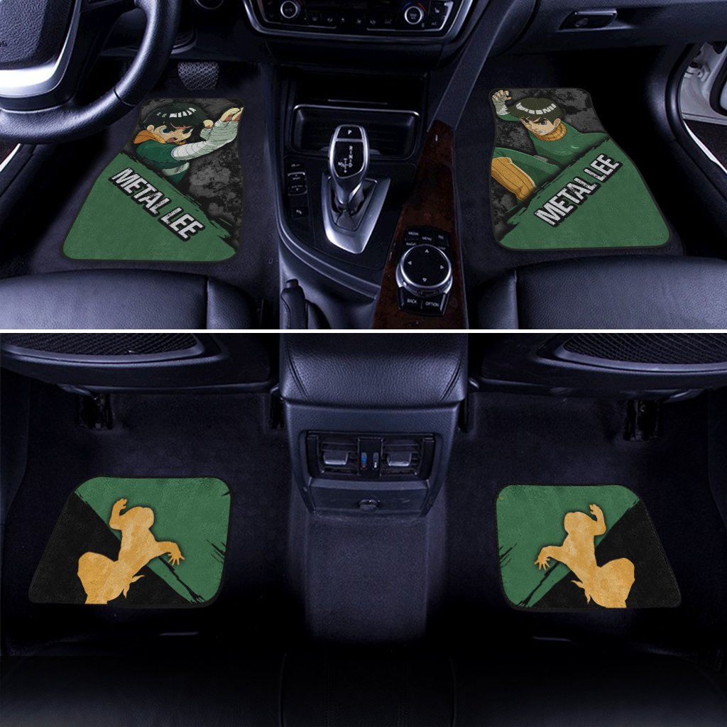Metal Lee Car Floor Mats Custom Boruto Anime Car Accessories