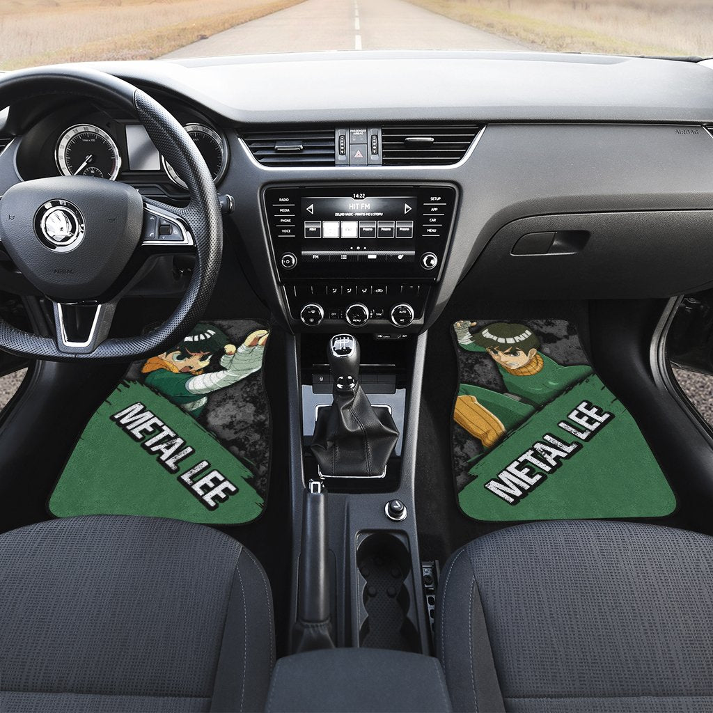 Metal Lee Car Floor Mats Custom Boruto Anime Car Accessories