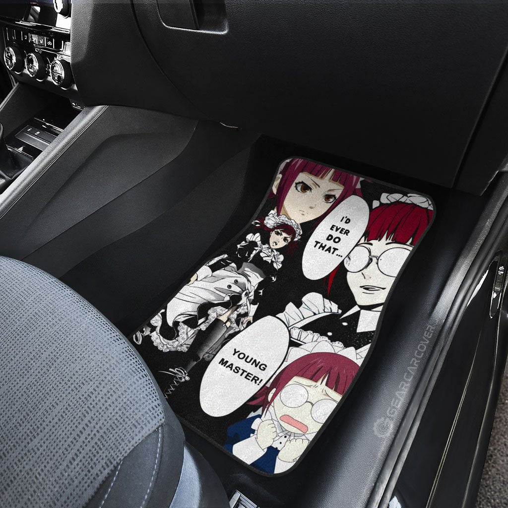 Mey-Rin Car Floor Mats Custom Black Butler Anime Car Accessories