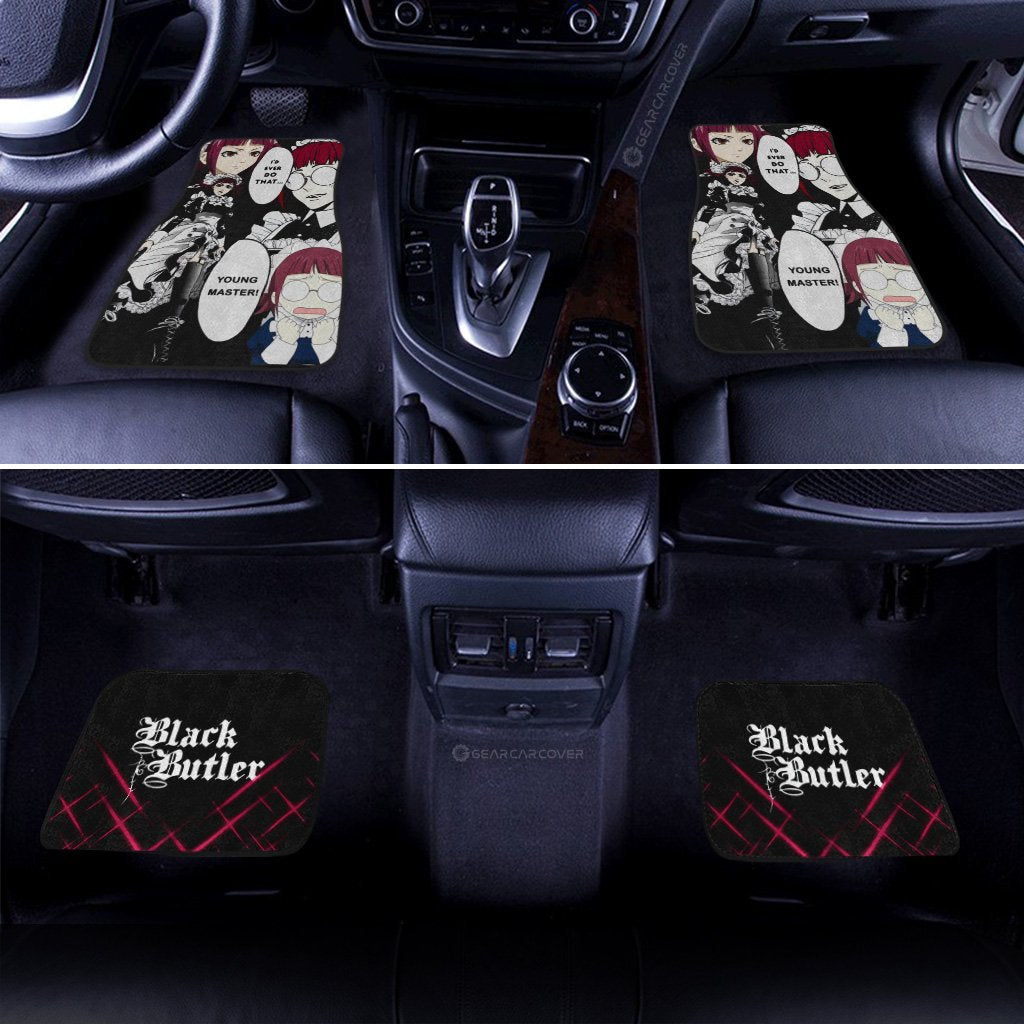 Mey-Rin Car Floor Mats Custom Black Butler Anime Car Accessories