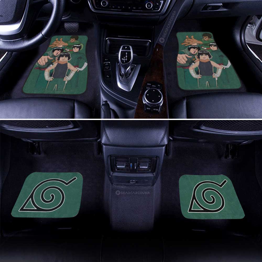 Might Guy Car Floor Mats Custom Anime Naruto Car Accessories