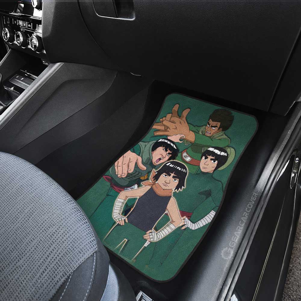 Might Guy Car Floor Mats Custom Anime Naruto Car Accessories