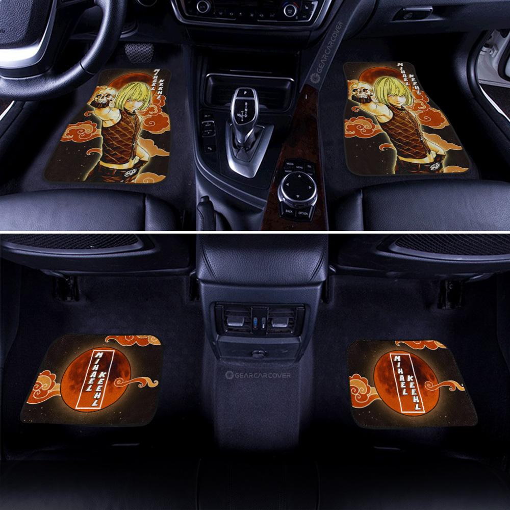 Mihael Keehl Car Floor Mats Custom Death Note Anime Car Accessories