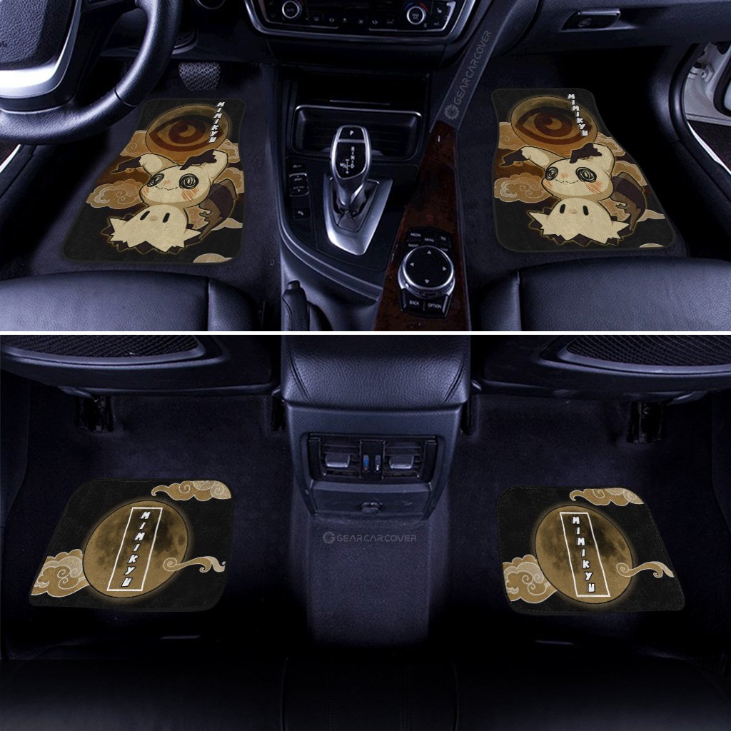 Mimikyu Car Floor Mats Custom Pokemon Anime Car Accessories For Anime Fans