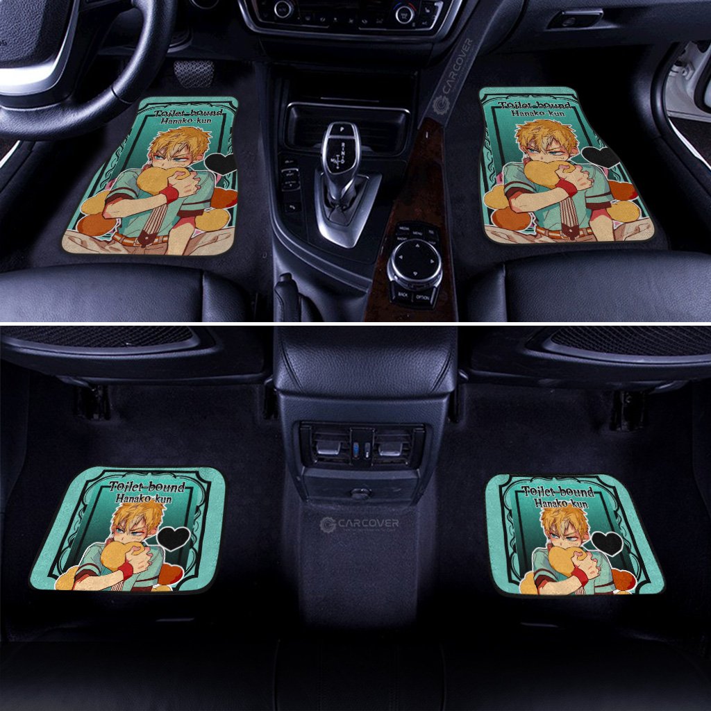 Minamoto Kou Car Floor Mats Custom Toilet-Bound Hanako-kun Anime Car Accessories