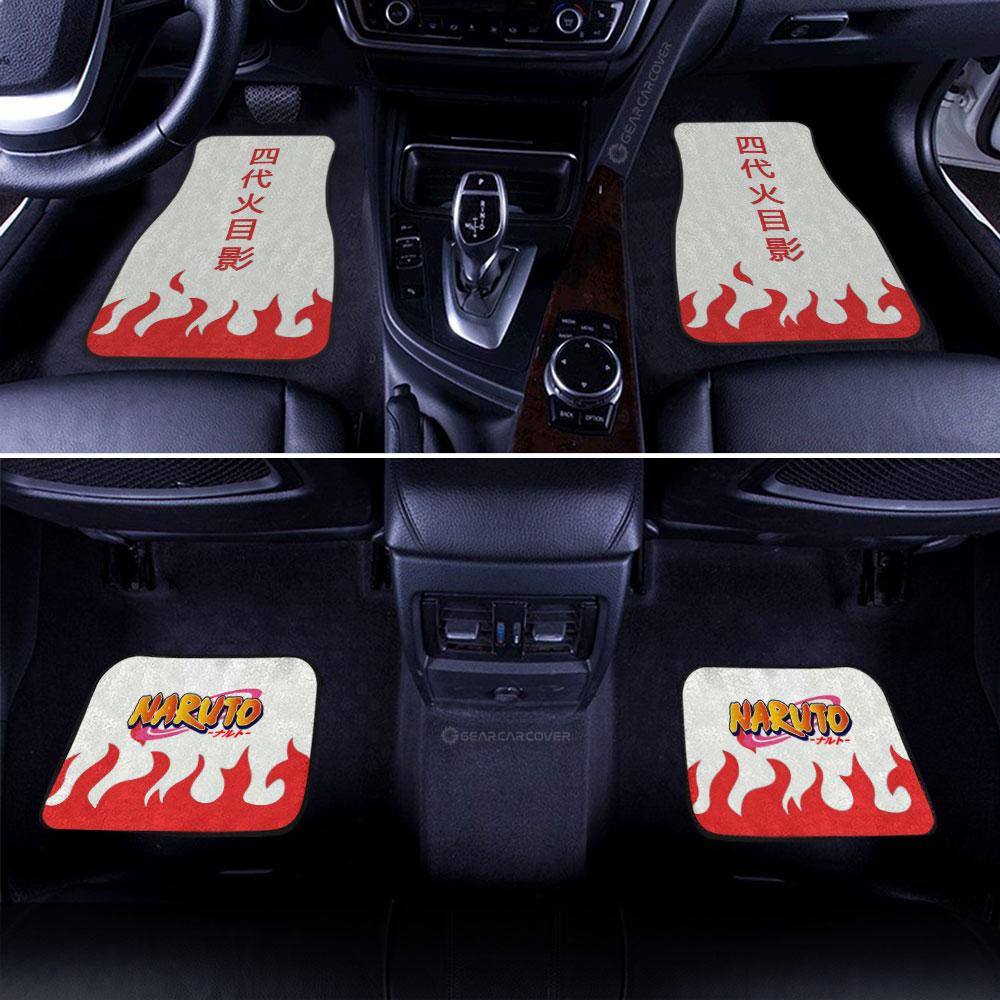 Minato Uniform Car Floor Mats Custom Naruto Anime Car Interior Accessories