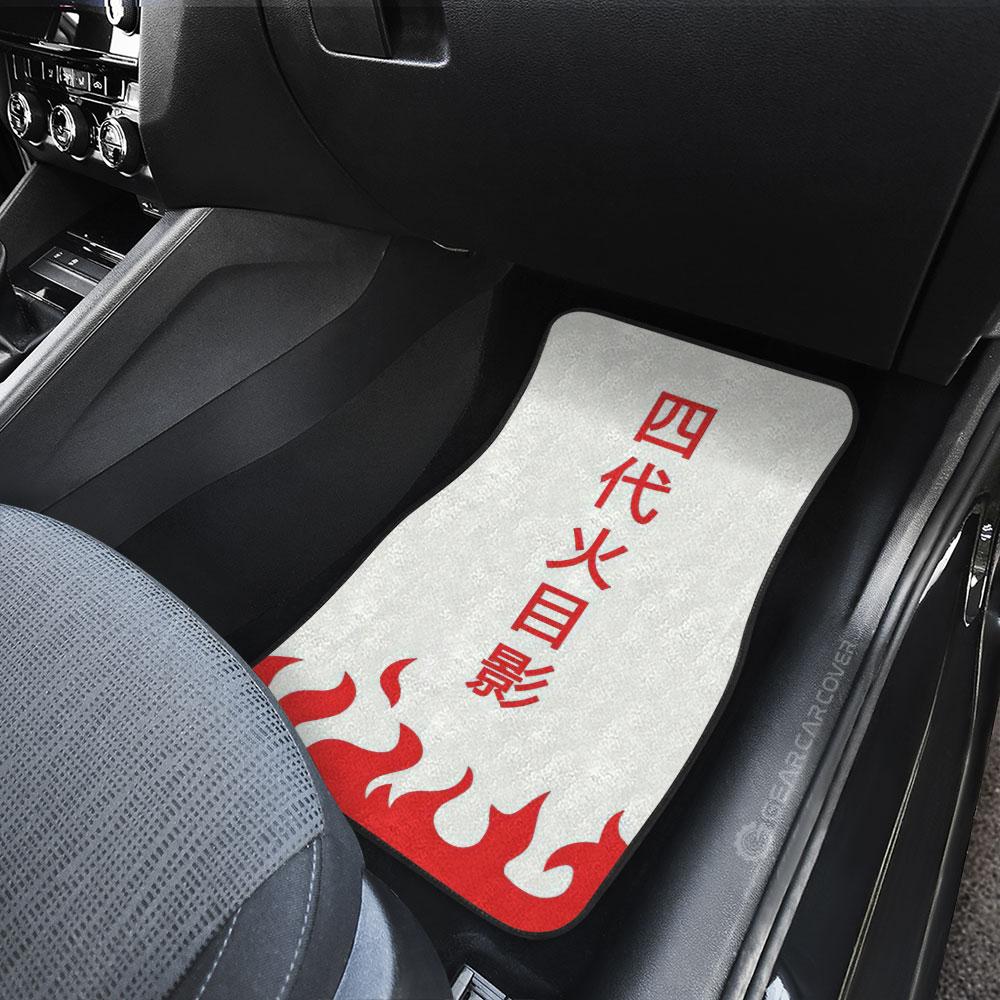 Minato Uniform Car Floor Mats Custom Naruto Anime Car Interior Accessories