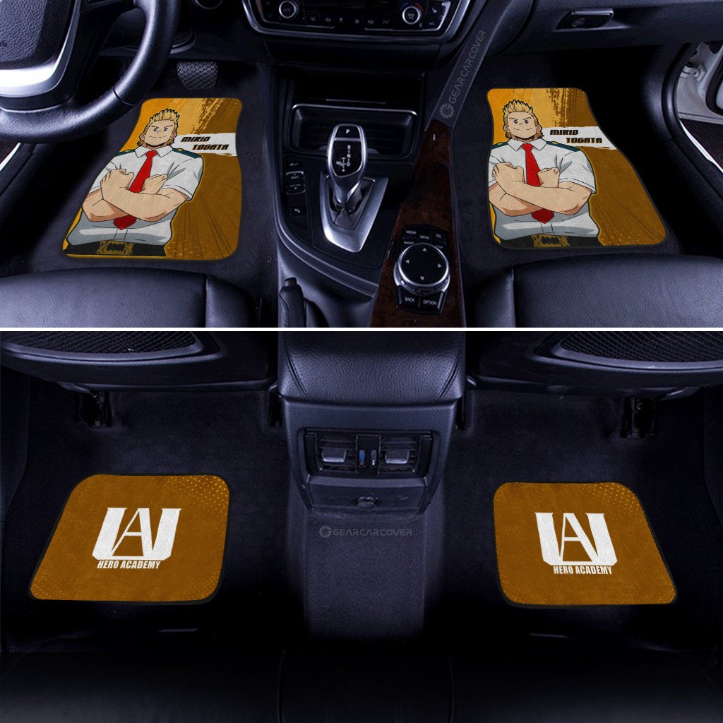 Mirio Togata Car Floor Mats Custom Gifts For My Hero Academia Anime Fans