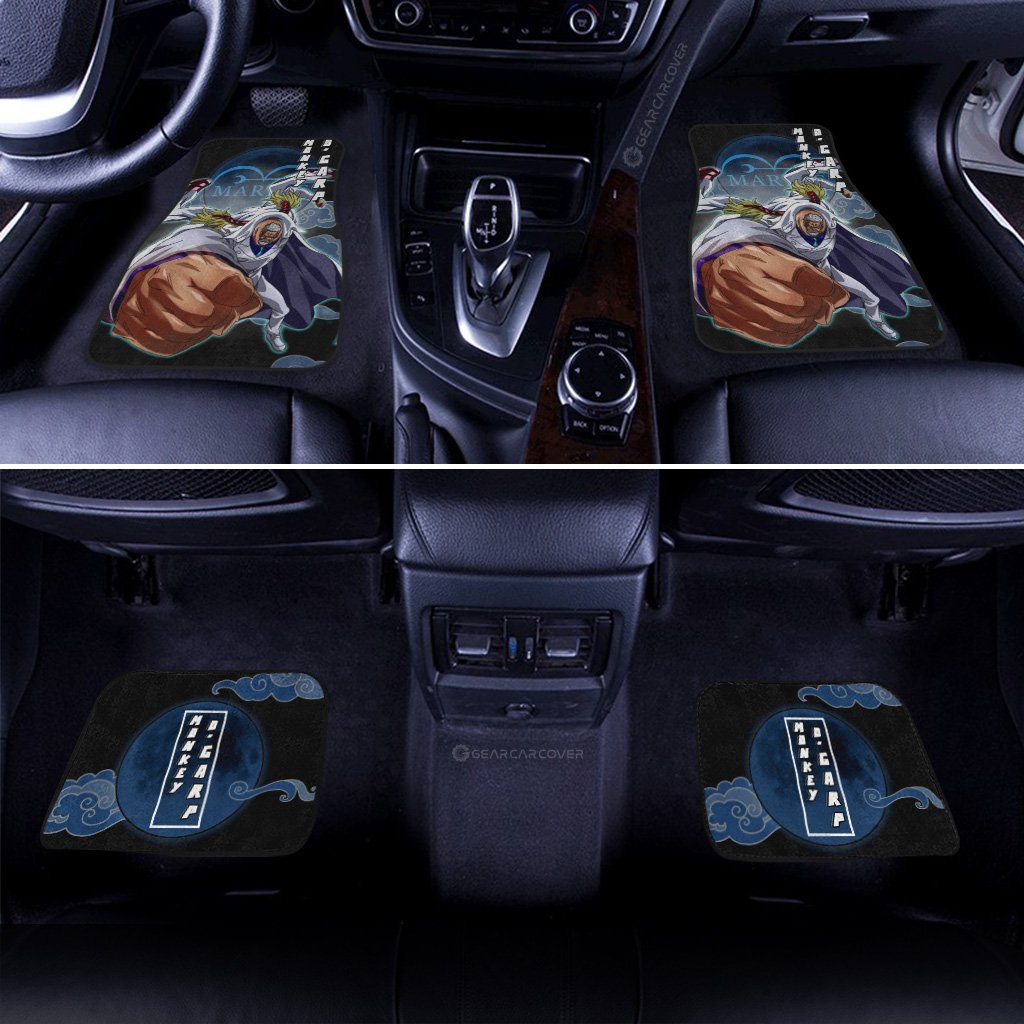 Monkey D. Garp Car Floor Mats Custom One Piece Anime Car Accessories Gifts For Anime Fans
