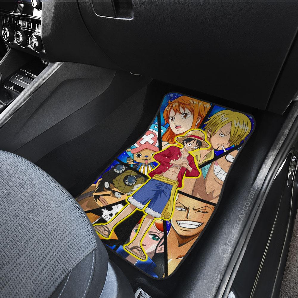 Monkey D. Luffy Car Floor Mats Custom One Piece Anime Car Interior Accessories