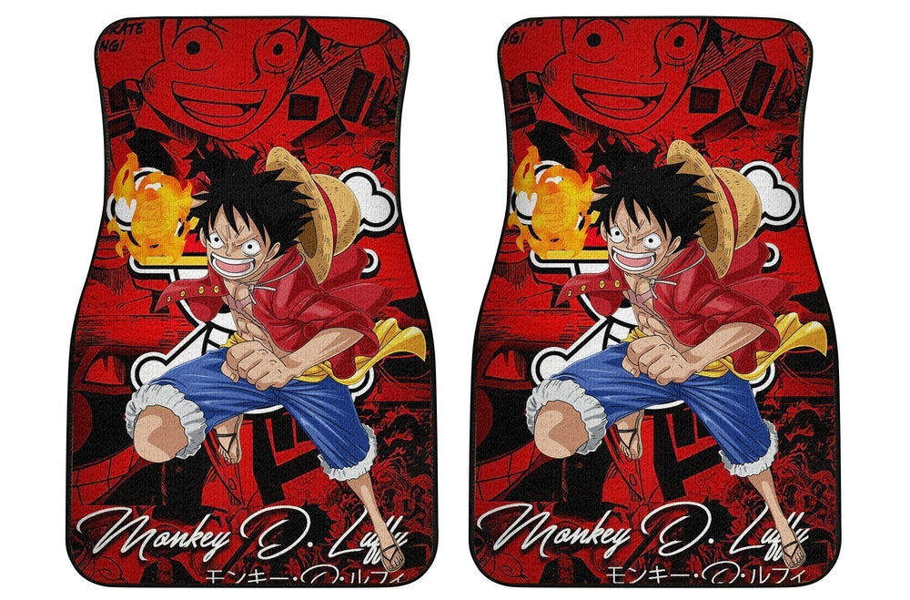 Monkey D. Luffy Car Floor Mats Custom One Piece Anime