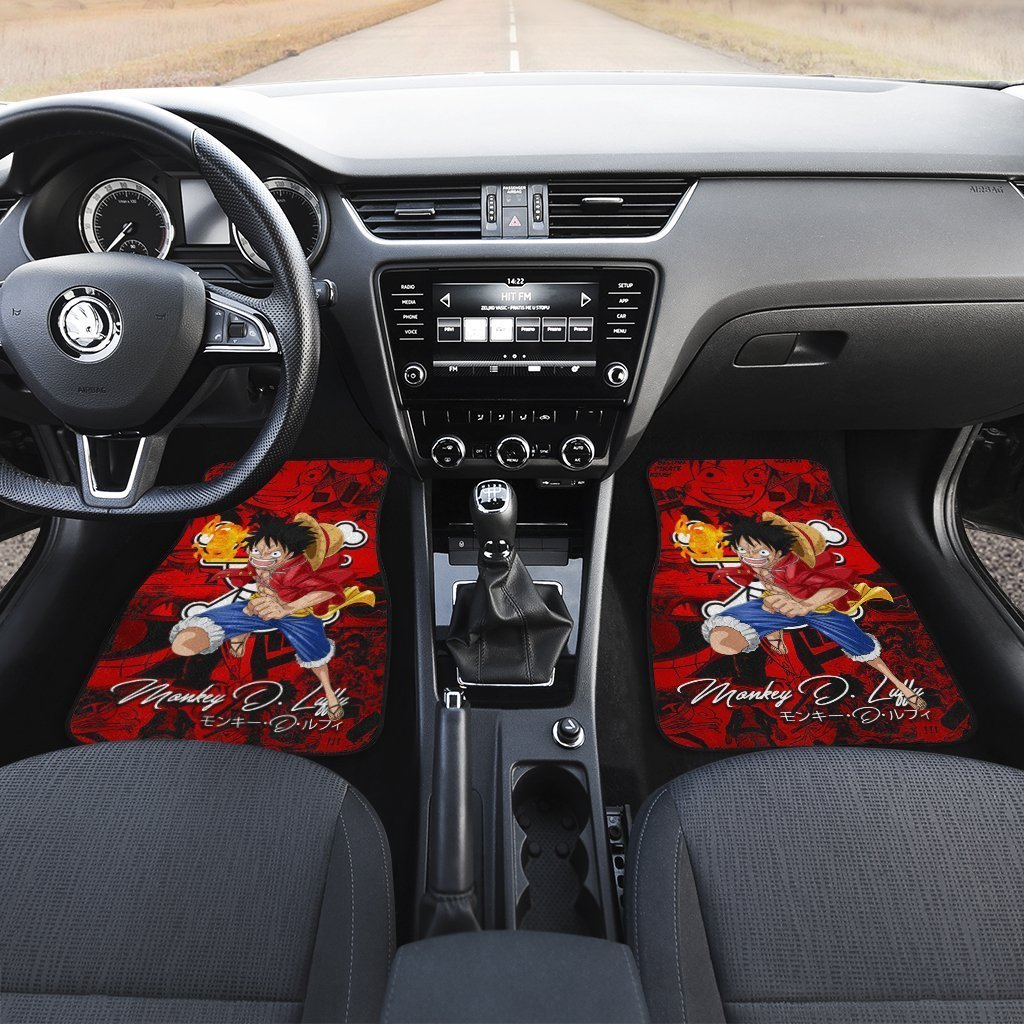 Monkey D. Luffy Car Floor Mats Custom One Piece Anime