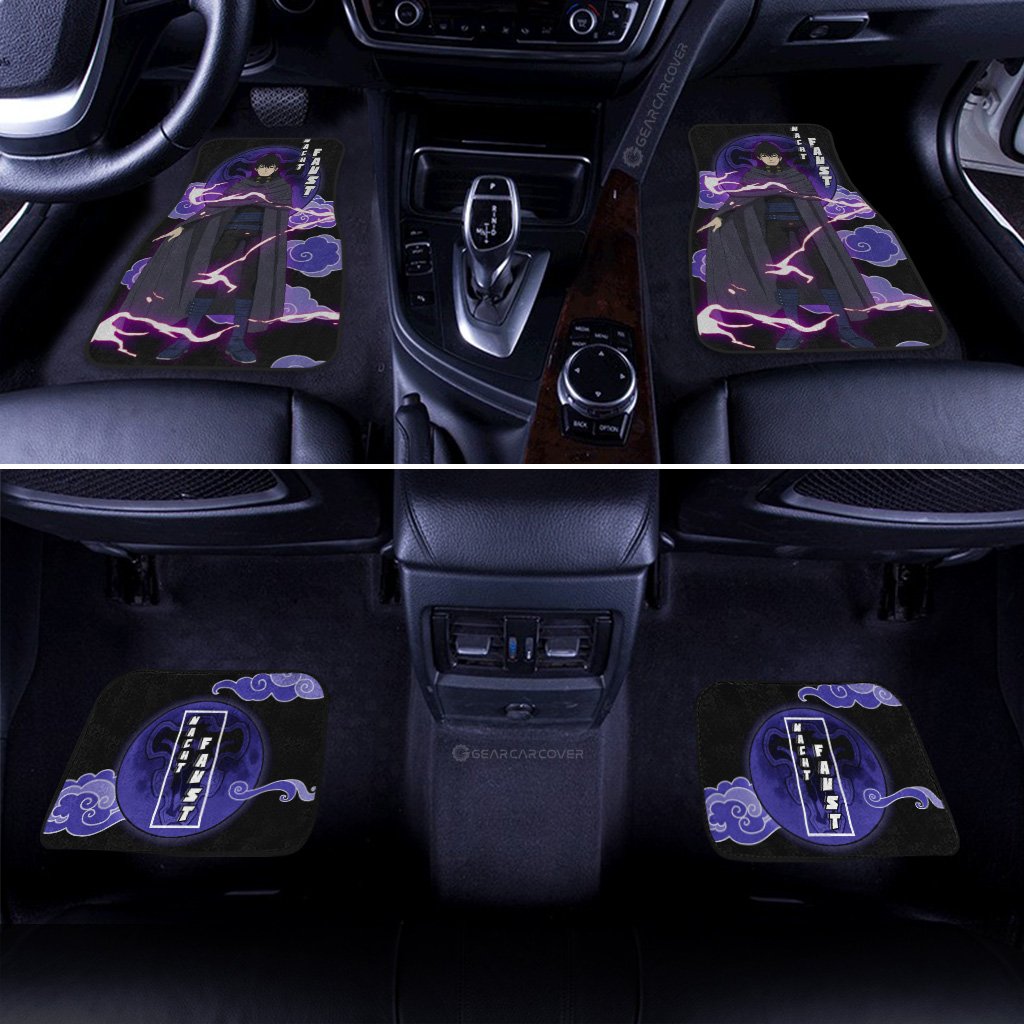 Nacht Faust Car Floor Mats Custom Anime Black Clover Car Accessories