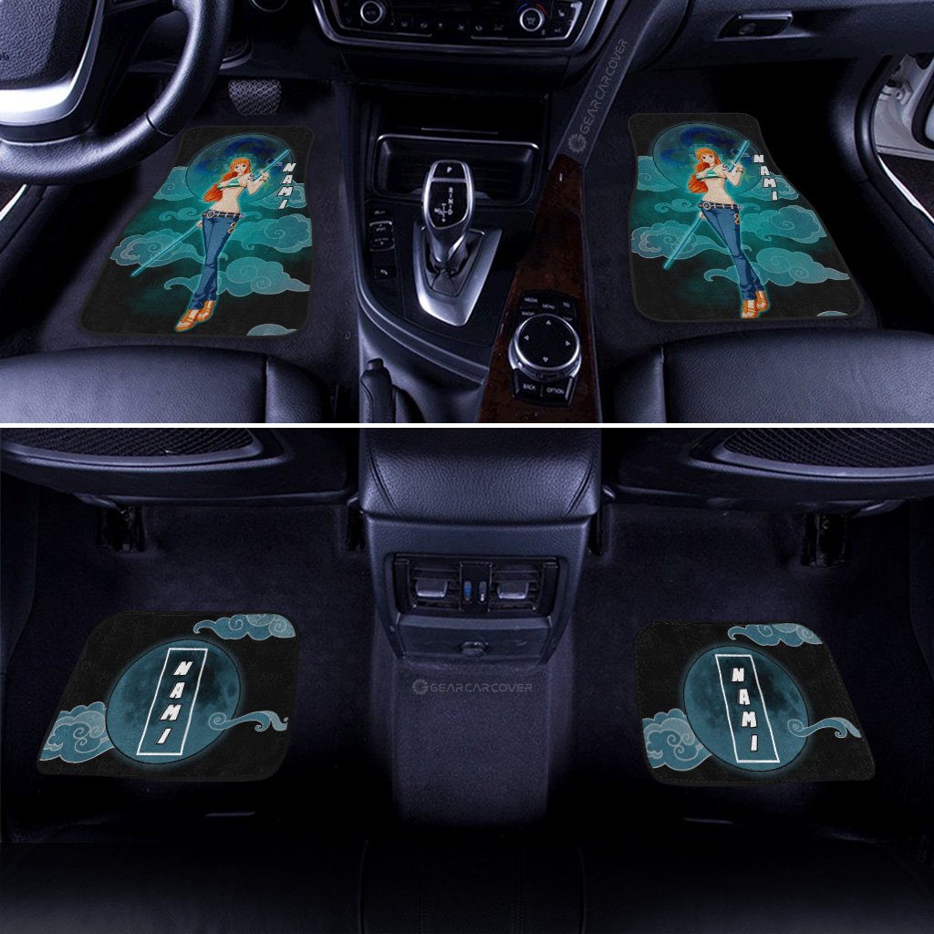 Nami Car Floor Mats Custom Anime One Piece Car Accessories Gifts For Anime Fans