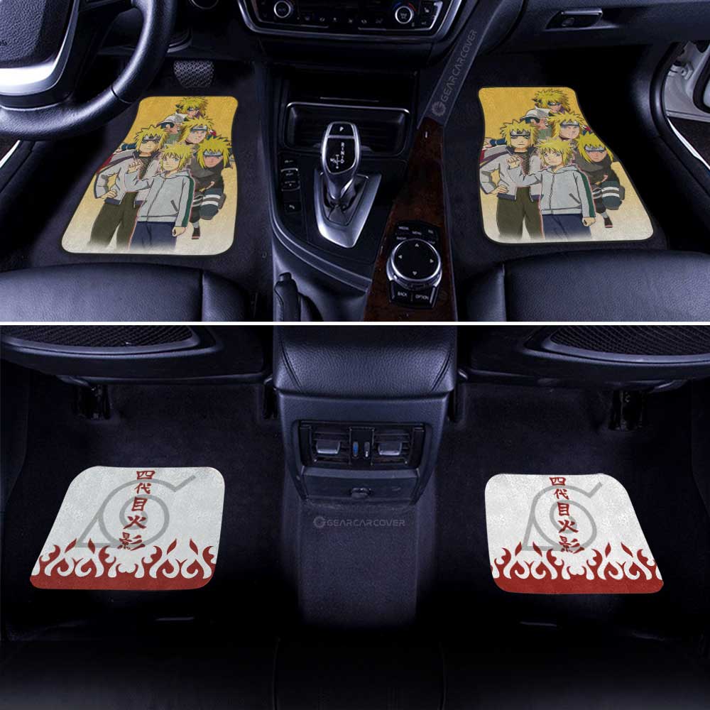 Namikaze Minato Car Floor Mats Custom Anime Naruto Car Accessories