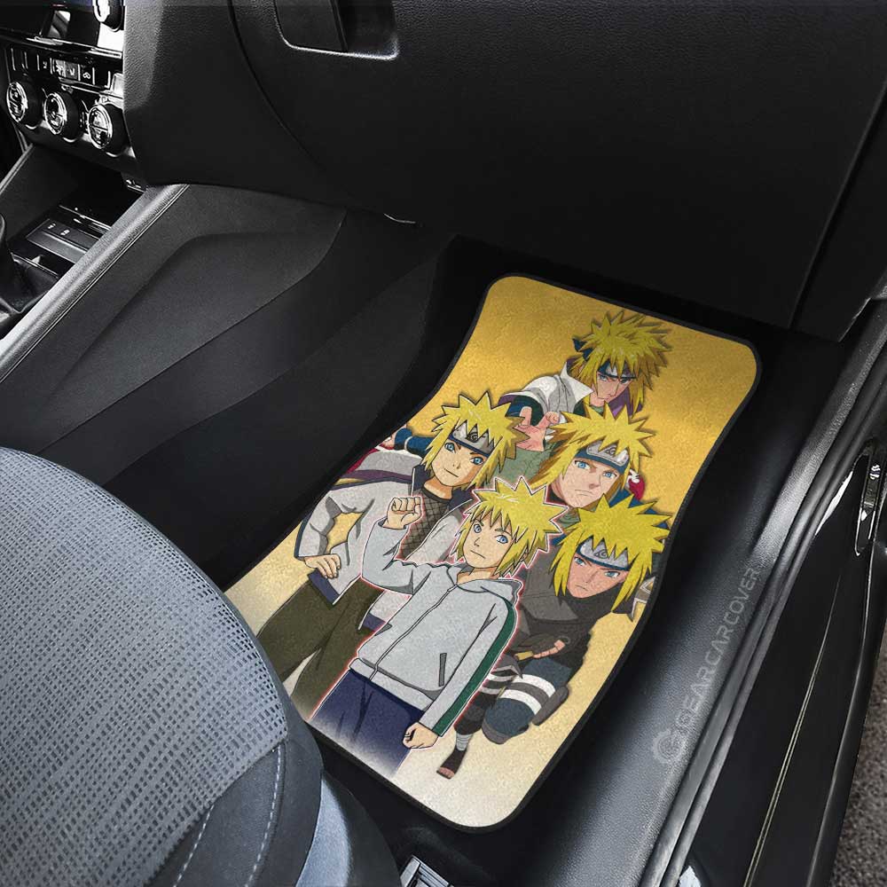 Namikaze Minato Car Floor Mats Custom Anime Naruto Car Accessories