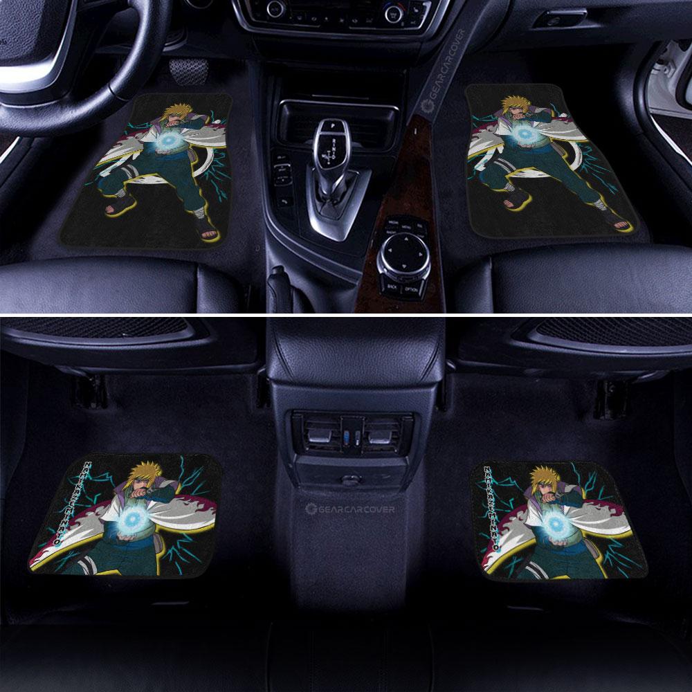 Namikaze Minato Car Floor Mats Custom Naruto Anime Gifts For Fans