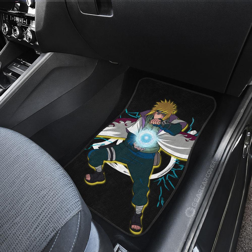 Namikaze Minato Car Floor Mats Custom Naruto Anime Gifts For Fans