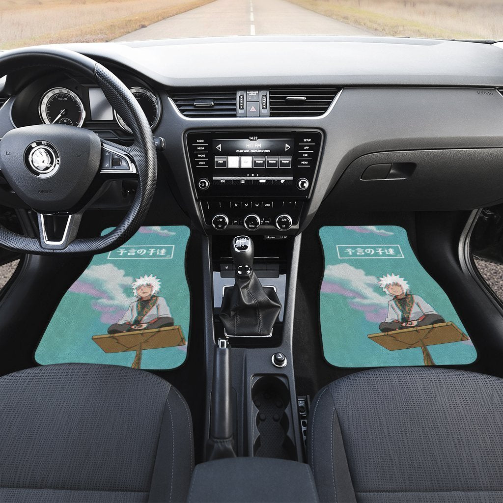 Naruto and Jiraiya Child Car Floor Mats Custom Anime Naruto Accessories