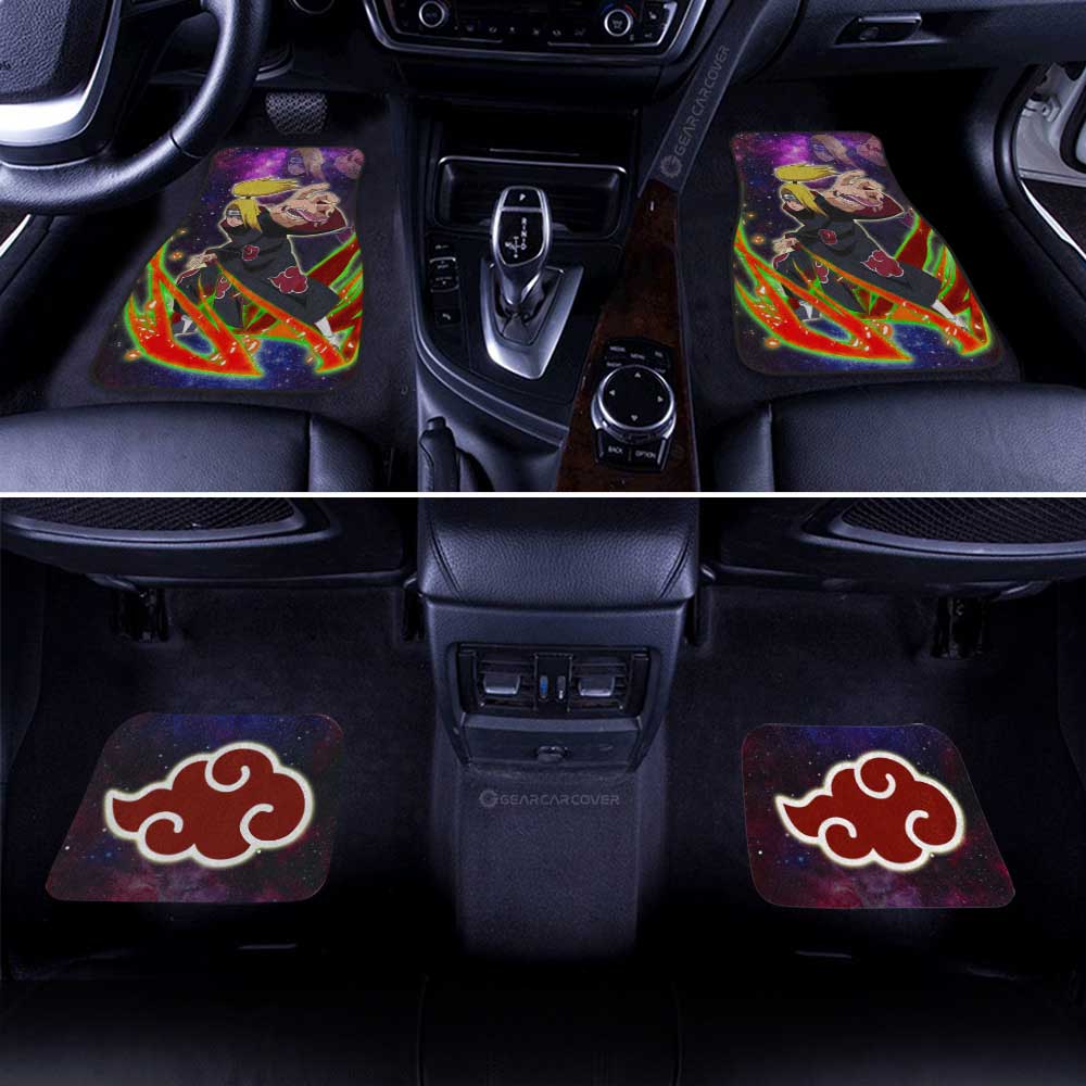 Naruto Anime Car Floor Mats Custom Deidara Galaxy Style Car Accessories