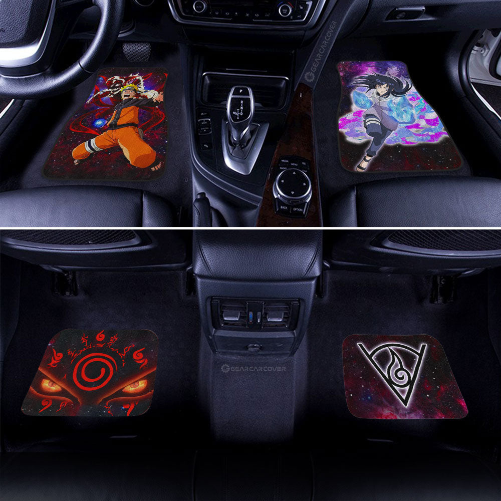 Naruto Anime Car Floor Mats Custom Naruto And Hinata Galaxy Style Car Accessories