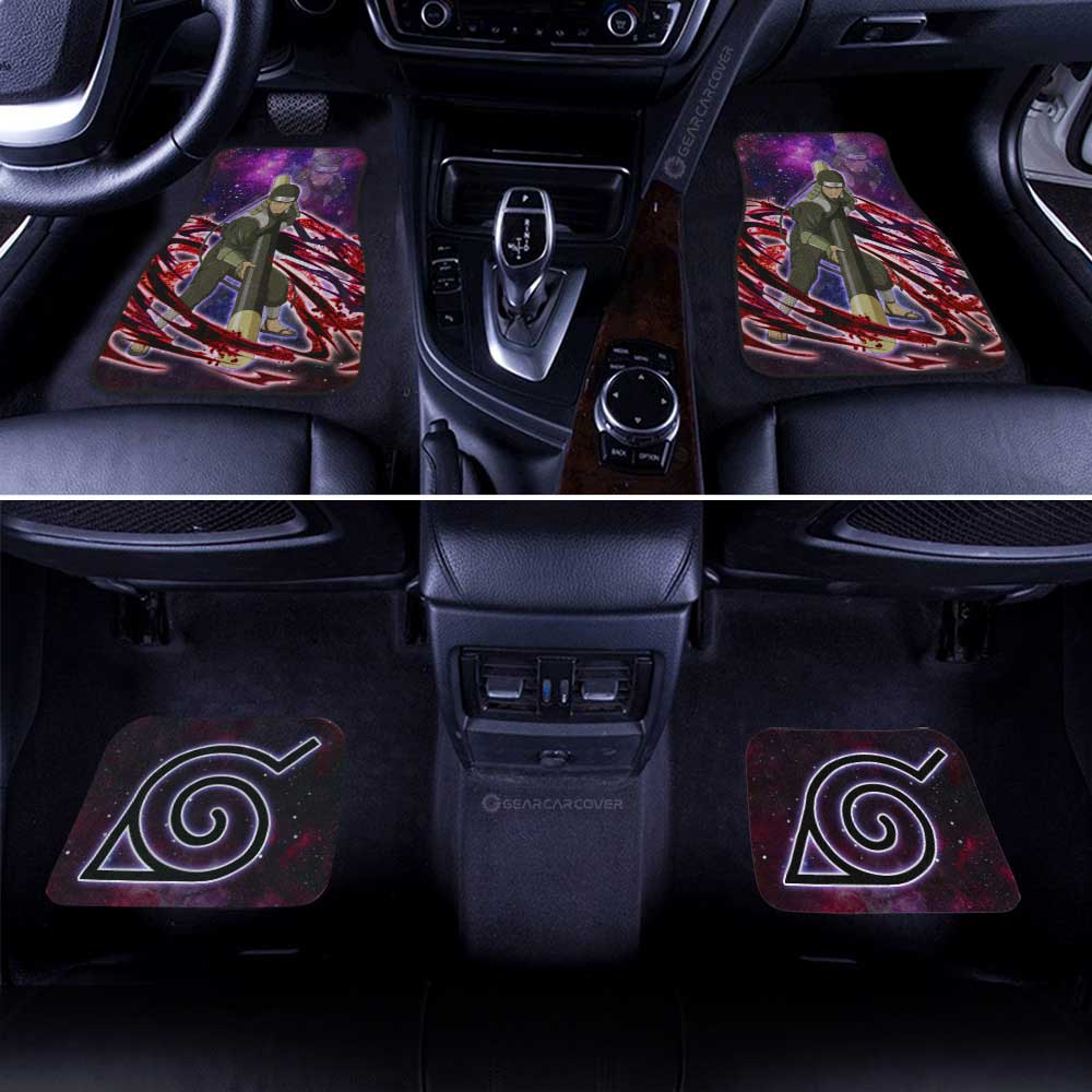 Naruto Anime Car Floor Mats Custom Sarutobi Hiruzen Galaxy Style Car Accessories