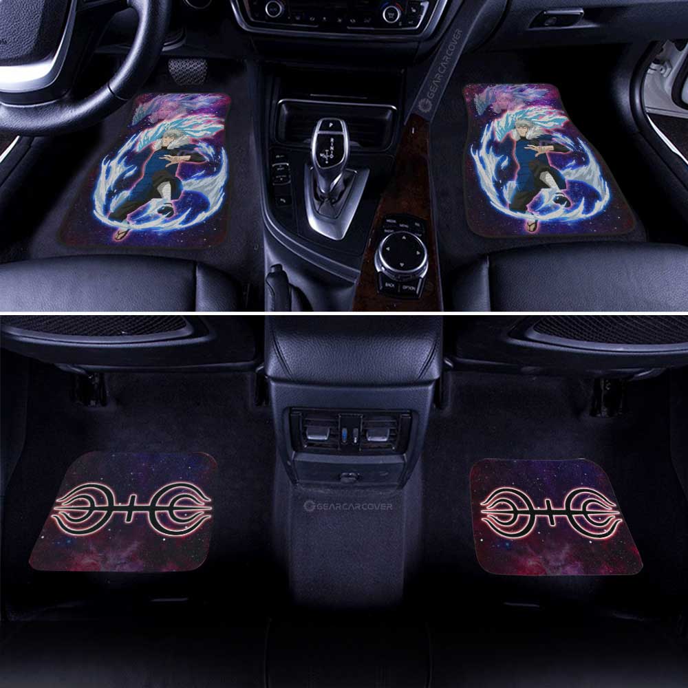 Naruto Anime Car Floor Mats Custom Senju Tobirama Galaxy Style Car Accessories