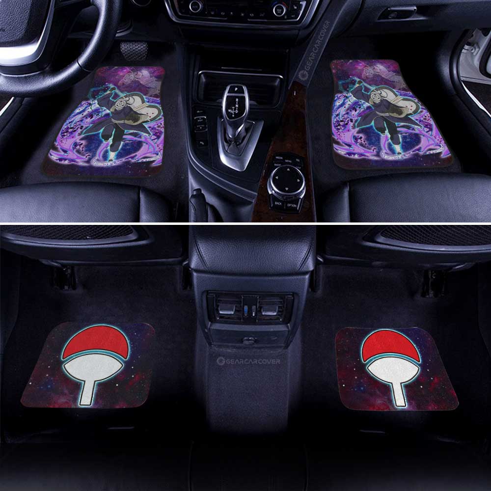 Naruto Anime Car Floor Mats Custom Uchiha Obito Galaxy Style Car Accessories