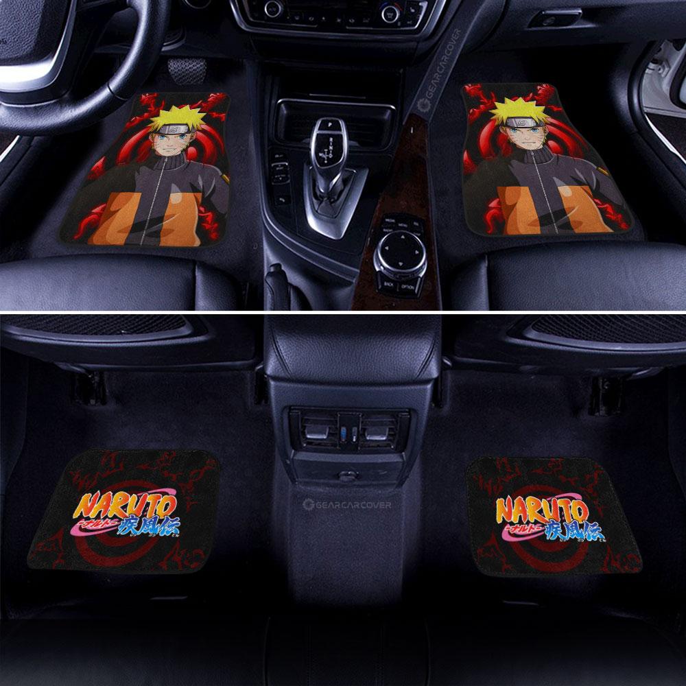 Naruto Car Floor Mats Custom Kurama Mode Naruto Anime Car Accessories