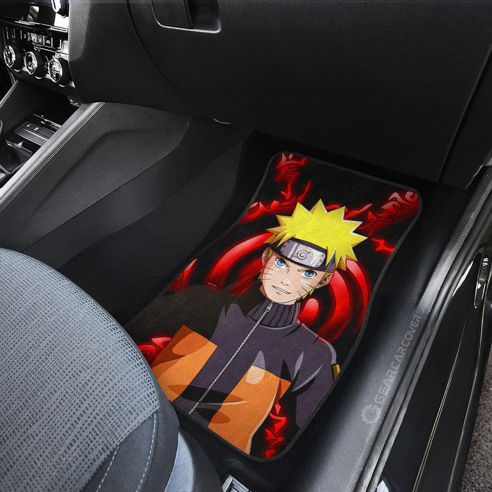 Naruto Car Floor Mats Custom Kurama Mode Naruto Anime Car Accessories