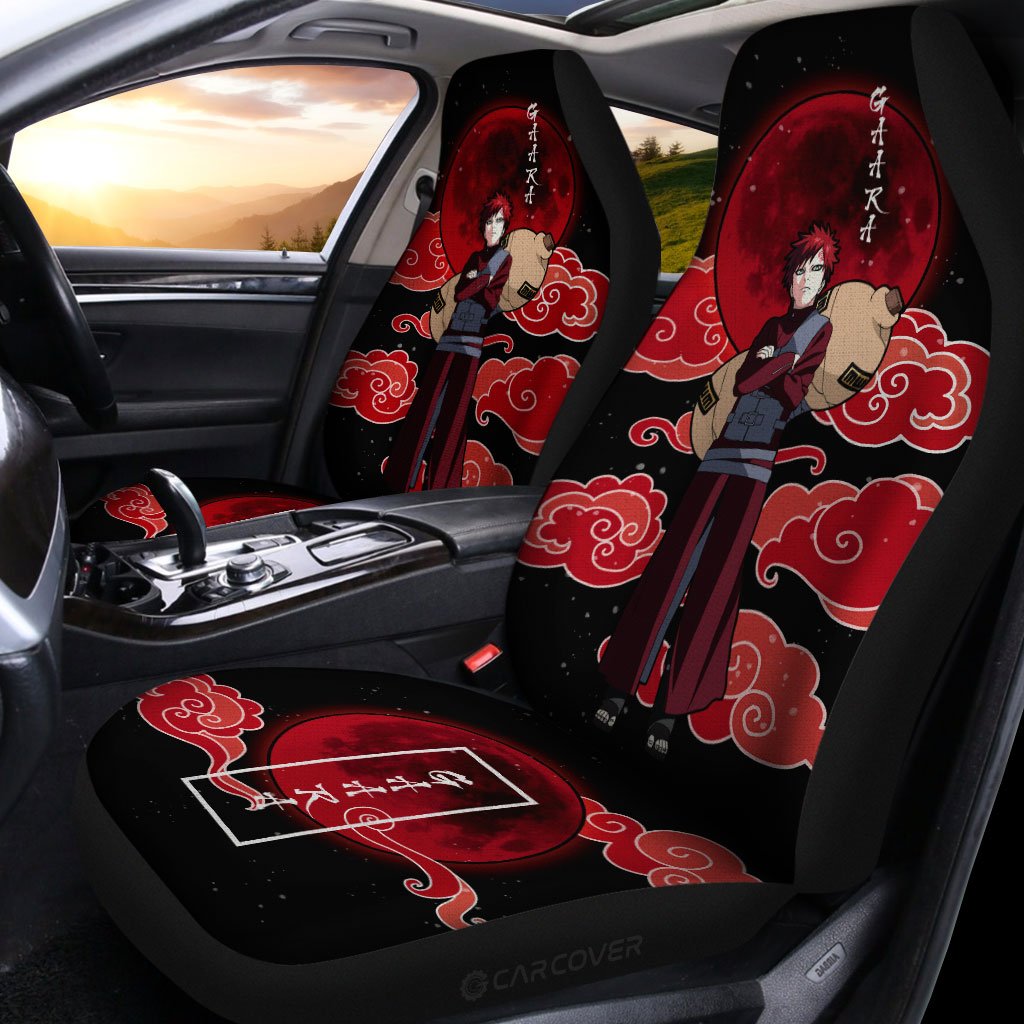 Naruto Gaara Car Seat Covers Custom Anime Car Interior Accessories