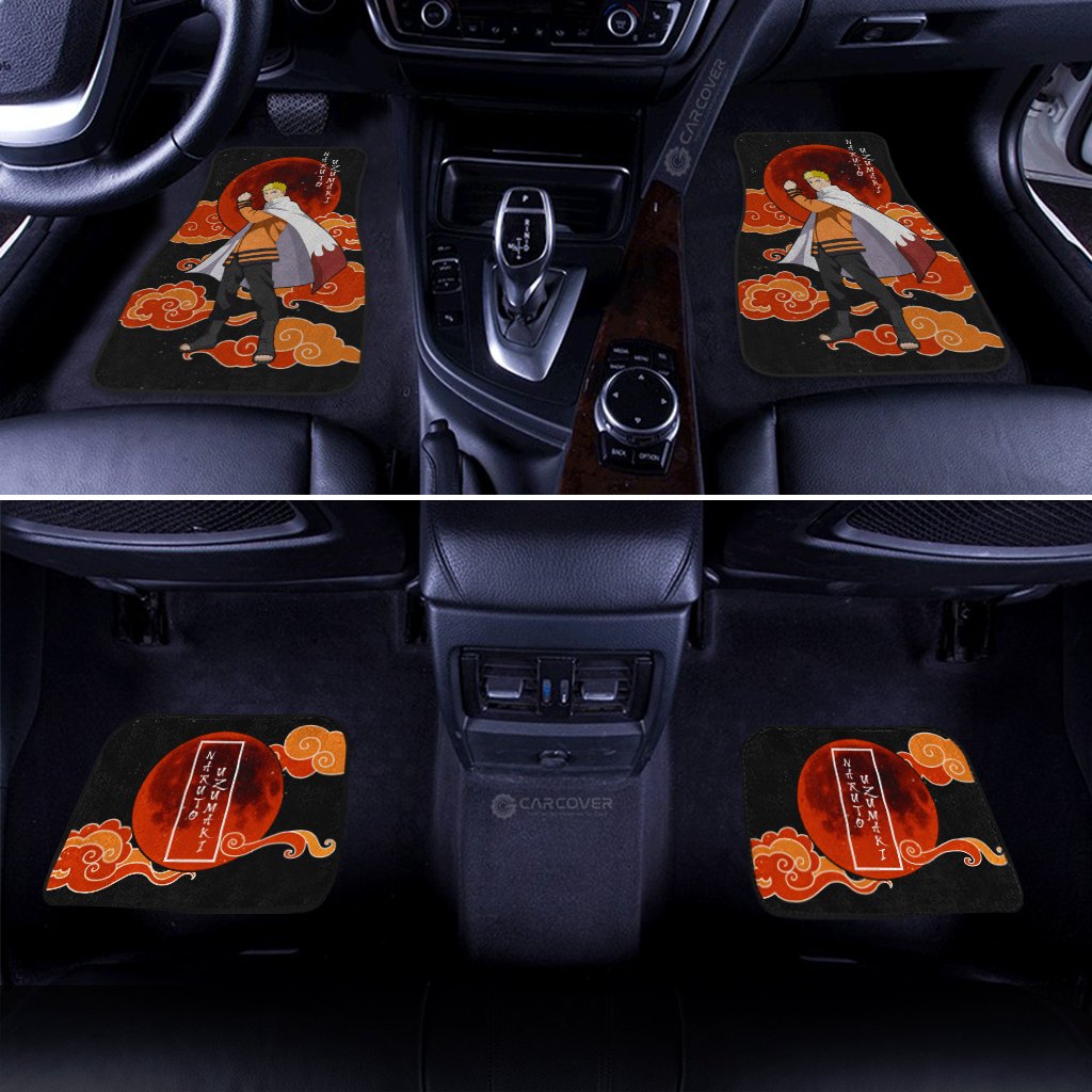 Naruto Hokage Car Floor Mats Custom Anime Car Accessories