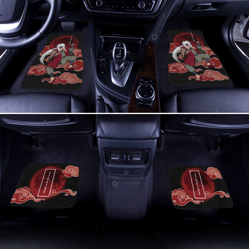 Naruto Jiraiya Car Floor Mats Custom Anime Car Accessories