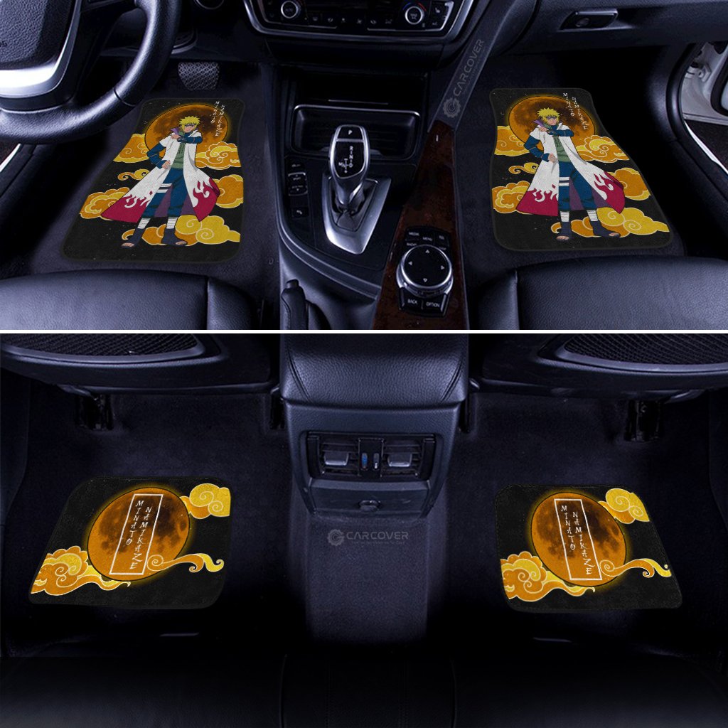 Naruto Minato Car Floor Mats Custom Anime Car Interior Accessories