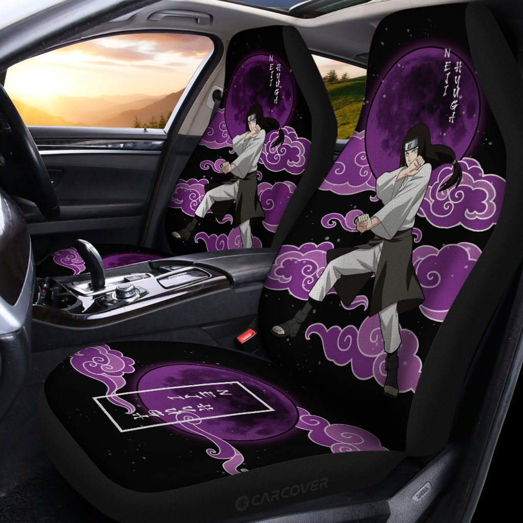 Naruto Neji Car Seat Covers Custom Anime Car Interior Accessories