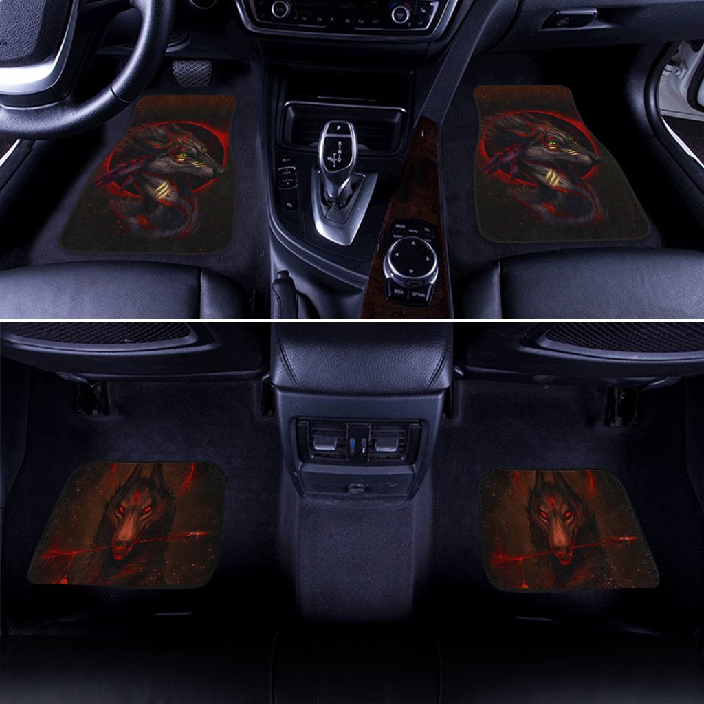 Native American Wolf Dreamcatcher Car Floor Mats