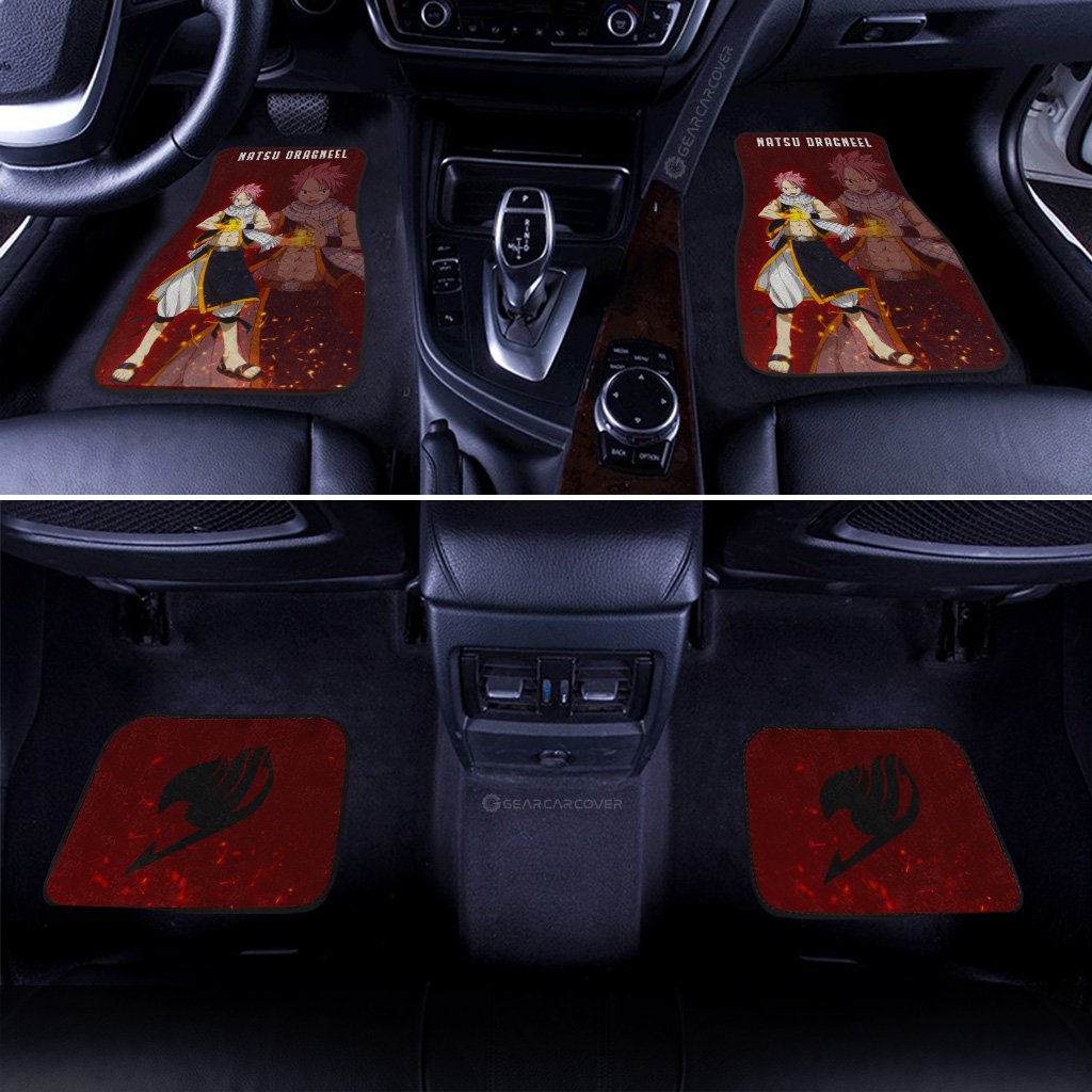 Natsu Dragneel Car Floor Mats Custom Fairy Tail Anime Car Accessories
