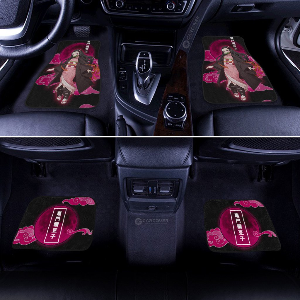 Nezuko Kamada Car Floor Mats Custom Demon Slayer Anime Car Accessories