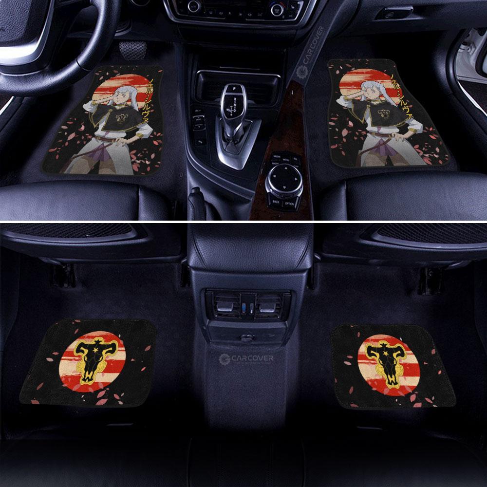 Noelle Silva Car Floor Mats Custom Anime Black Clover Car Interior Accessories