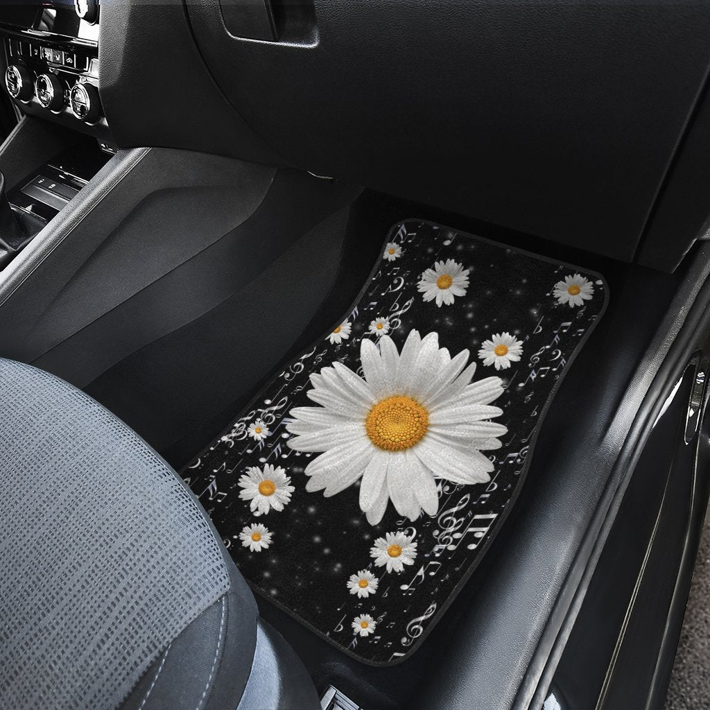 Note Music Daisy Car Floor Mats Custom Daisy Car Accessories