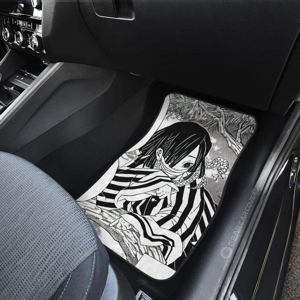 Obanai Car Floor Mats Custom Kimetsu No Yaiba Manga Car Accessories