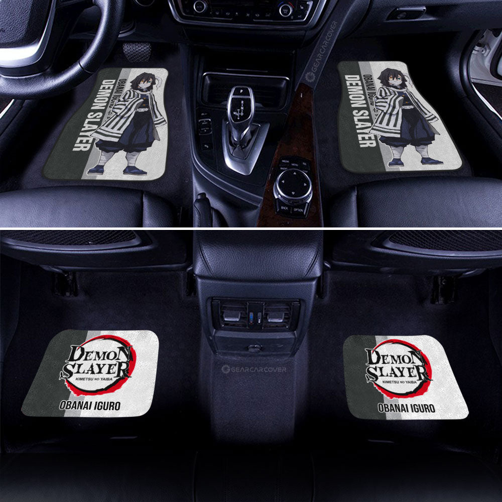 Obanai Iguro Car Floor Mats Custom Demon Slayer Car Accessories For Anime Fans